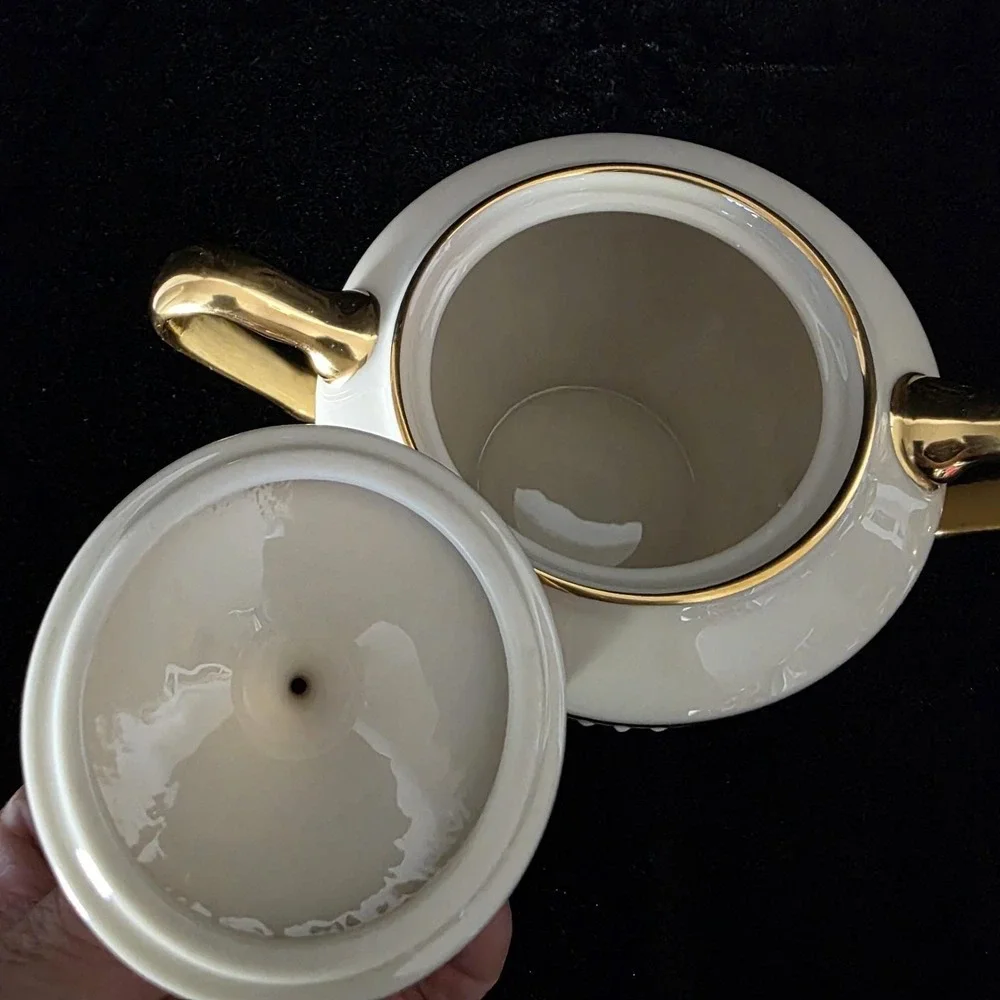 Lenox China Presidential‎ Collection Hancock Creamer & Sugar Bowl w/ Lid NWOT